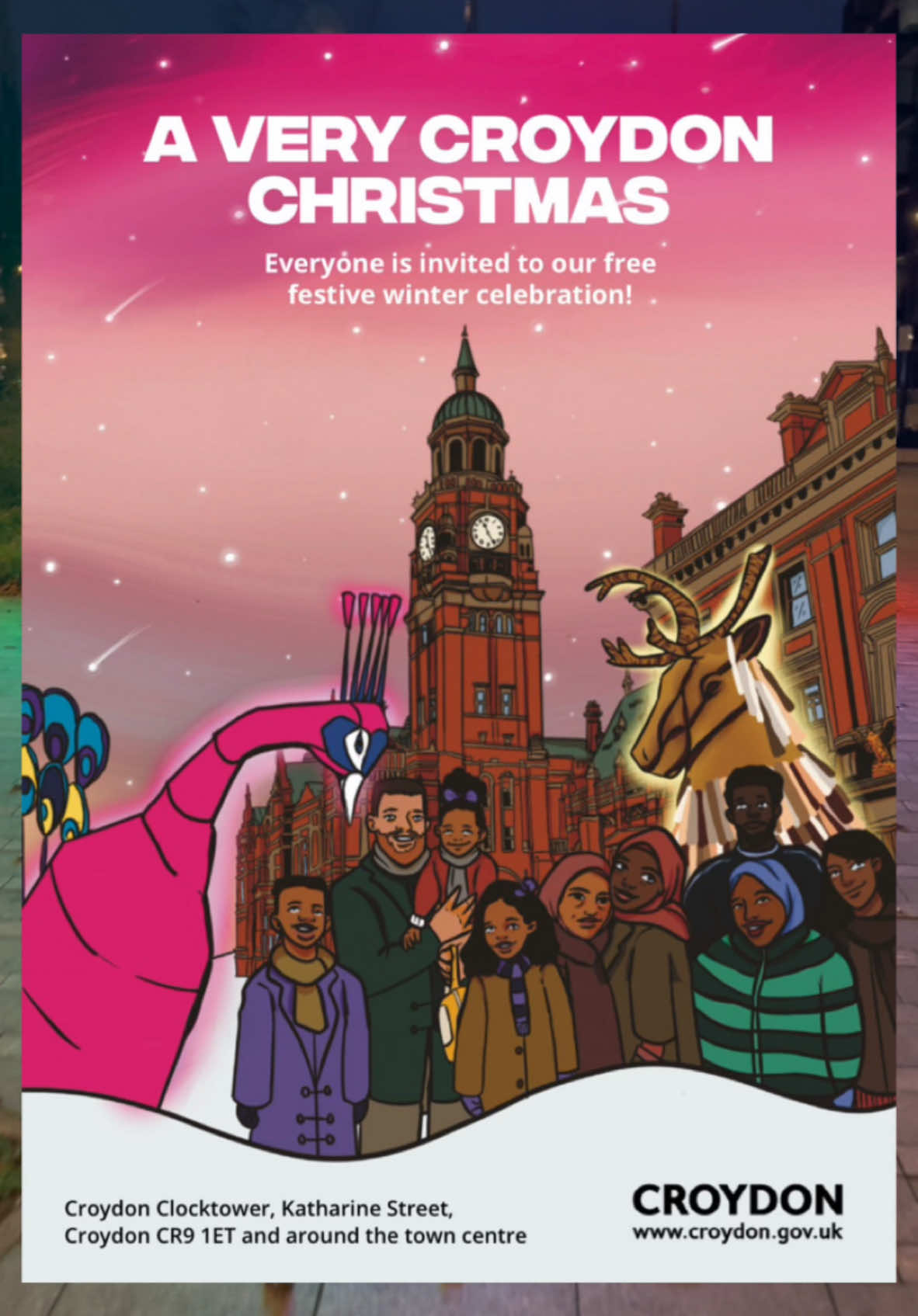 This weekend is full of activities for all ages in Croydon town. Check out Culture Croydon on instagram to download the full list of whats going on at what time & at what location. #croydonextra #xmas #christmas 