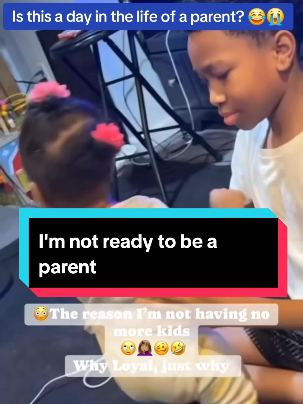 Being a parent must take a lot of patience. I salute you all 🫡😂.  OG video: @paradiseofbeauty_  #parents  #parent 