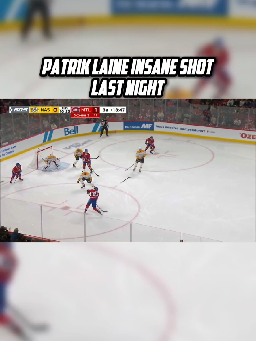 Patrik Laine insane shot #Habshalfway #Trending #Viral #BlowUp 