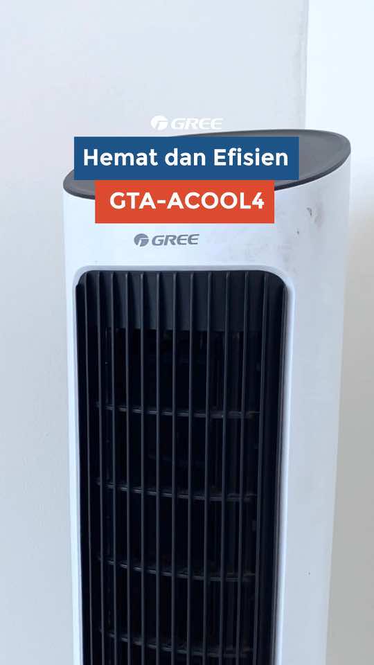 Lebih sejuk, hemat, dan efisien dengan Air Cooler GTA-ACOOL4✨. Yuk miliki air cooler ini di rumah kamu!! #gree #greeindonesia #homeappliances #sejuktakterucool #freshair #Aircooler 