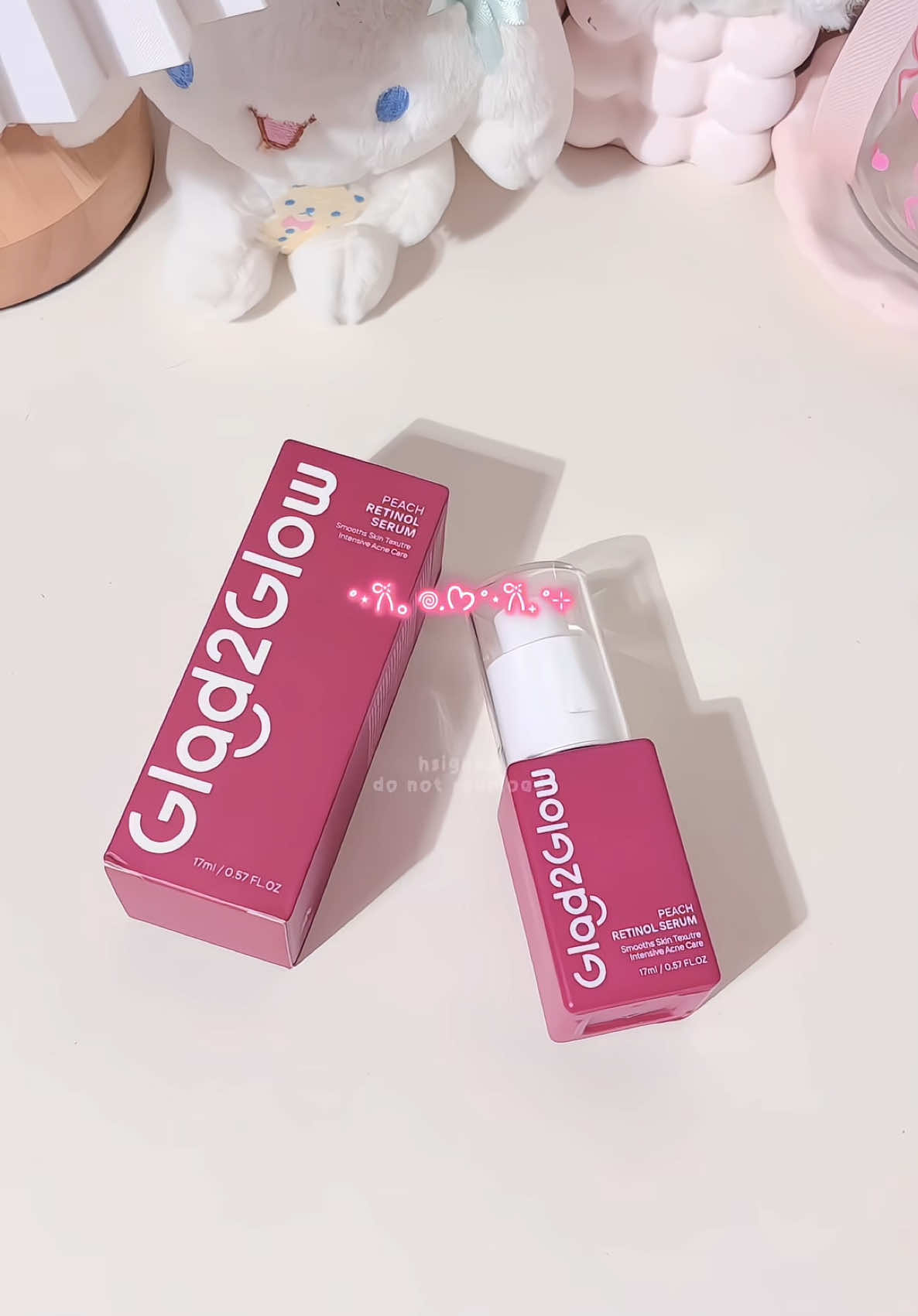 new packaging peach retinol serum ✨ #glad2glow #g2g #glad2glowindonesia #skincare #skincaretherapy #pinkskincare #aestheticskincare #skincareroutine #retinolserum #peachretinolserum