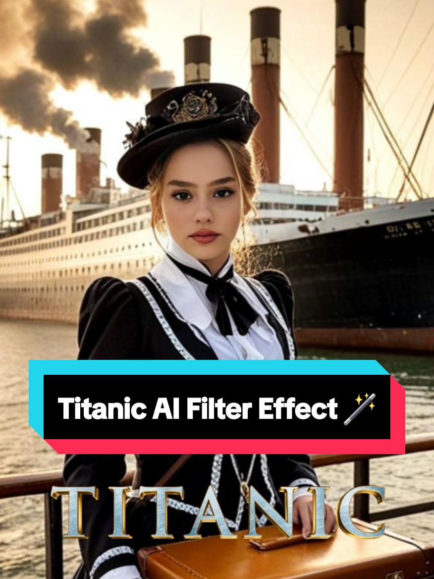 Try this new Vintage Titanic AI Portrait Filter 🚢  #CapCut #AIFilter #Titanic #AIEffect #AIPortrait #VintageFilter  titanic ai filter effect ai transformation ai face filter ai generated image photo @tinkzAI @CapCutiePie @Unfluencers AI @capcuttrends4u @Capcut_82’Moochoo @ProTemplateCreator @𝓻𝓸𝓰_𝓜𝔁𝓒𝓾𝓽 @aitemplates @AI for you💙 @NeuroSplice Edits @Jyoung101 @iharj @dilaracapcut @Arang_ 