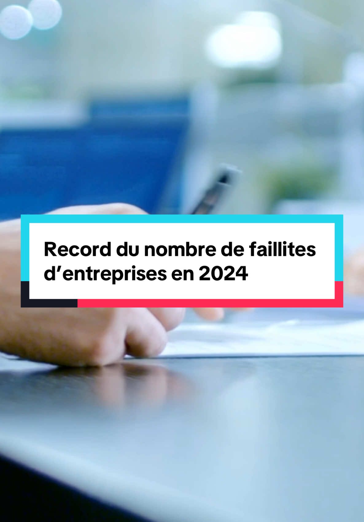 🚨 Record du nombre de faillites d’entreprises en 2024  Abonne-toi 👀 #finance #france #information #economie #actualité #politique #ApprendreSurTiktok 