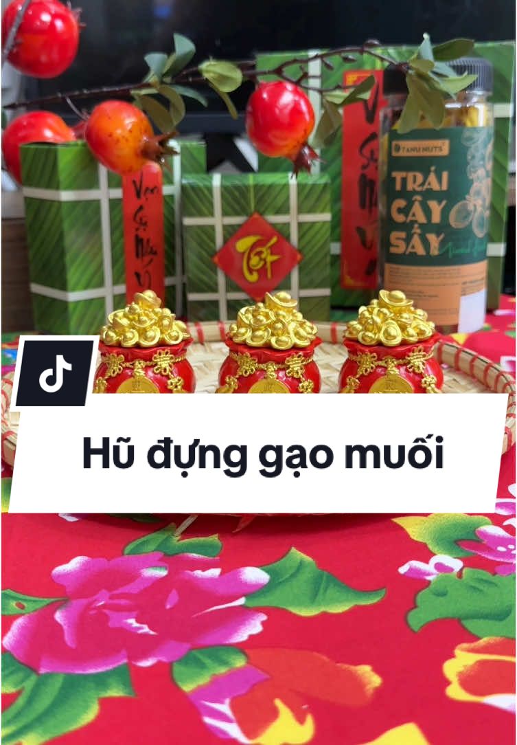 Hũ đựng gạo muối chiêu tài lộc, đẹp quá trời đẹp #hudunggaomuoitailoc #hudunggaomuoibanthantai #hudunggaomuoi #review #hienngangreview✅ #xuhuong #viral