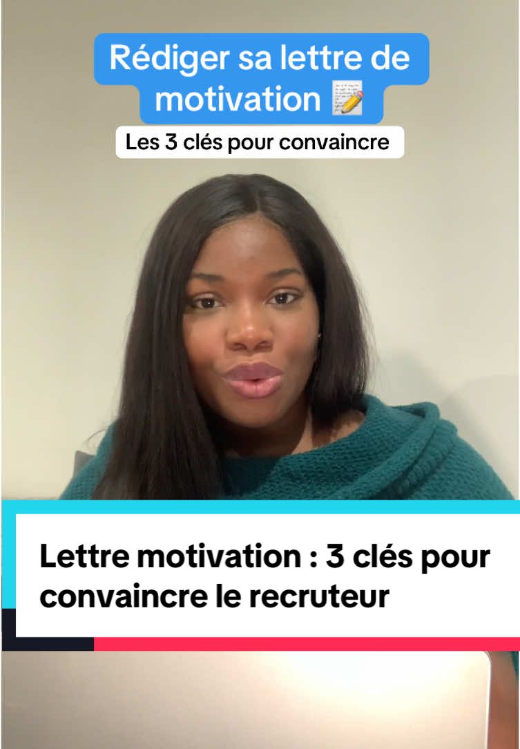 🎥 Rédige une lettre de motivation impactante ✨ 3 conseils indispensables pour convaincre ton futur employeur#ecole #fyp #entretien #entreprise #JobTips #cv #entreprise #rh #interim #indeed #travail 