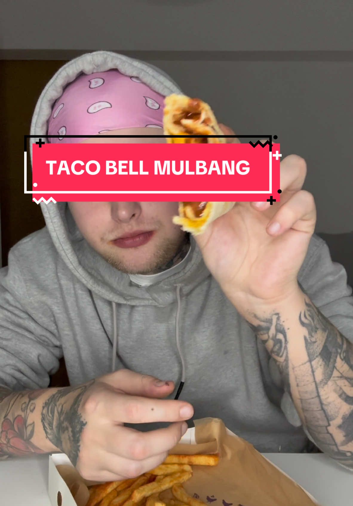 Another day, another taco bell quesarito 💜 #tacobell #tacobellmukbang #mukbangvideo #eating #fyp 