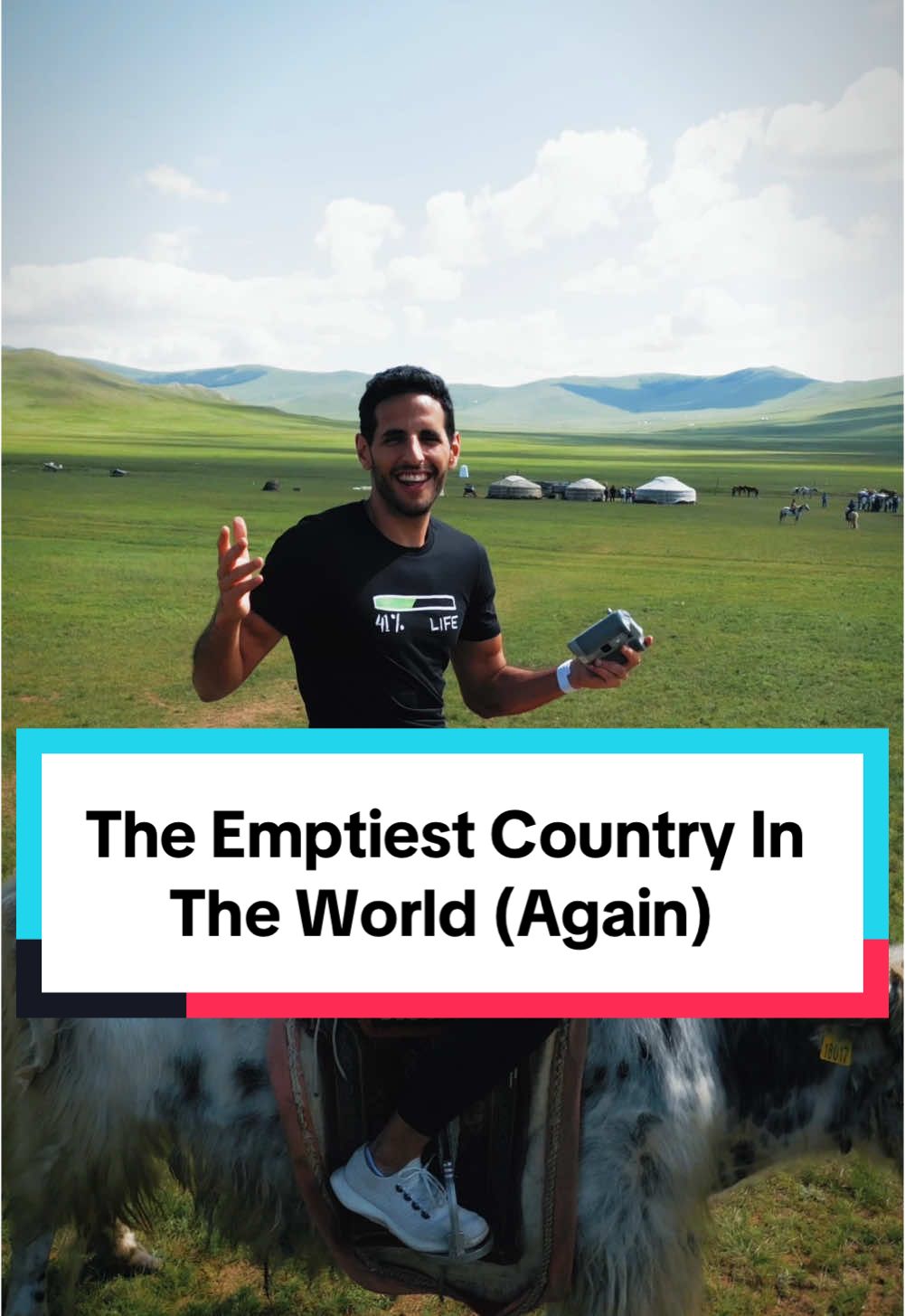 The Emptiest Country in the World (again) This is heaven on earth.  Greenland is the emptiest country. But Mongolia is the emptiest independent country in the world. And it’s actually green! Let me give you a taste of the incredible nature of Mongolia and their nomadic way of life.