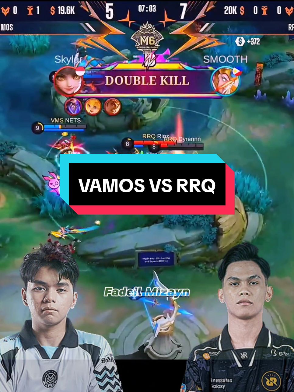 Vamos vs RRQ Hoshi Game 3 M6 Knockout Stage D1 #MLBBM6TorchRelay #GreaterThanEver #M6nyalaIndonesia #MLBBM6 #M6 #vamos #vivarrq 