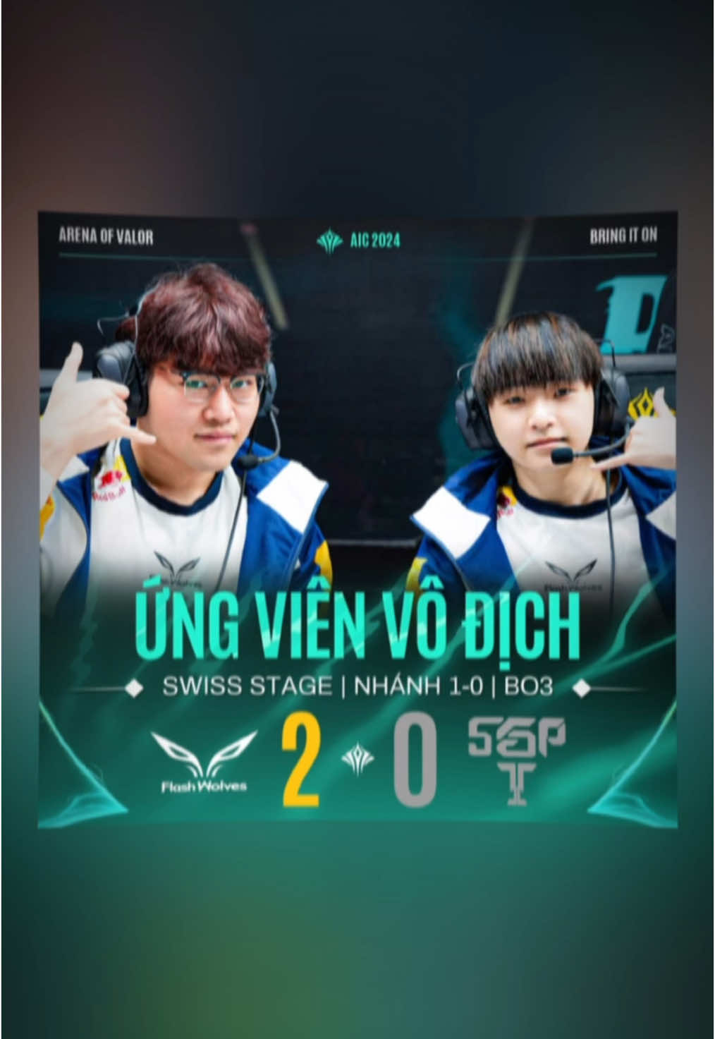 🏆 FLASH WOLVES THỊ UY SỨC MẠNH!!! ỨNG CỬ VIÊN VÔ ĐỊCH!!! #AIC2024 #BringItOn #fwnailiu #flashwolves #GCS #lienquanmobile #caothulienquan  