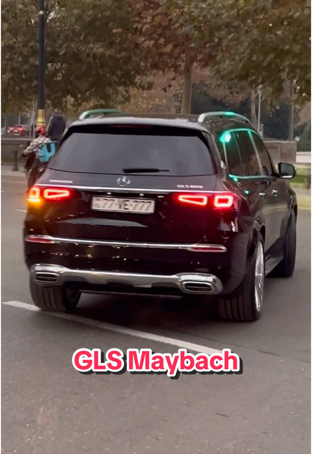 2023 #Mercedes-Maybach #GLS600 Obsidian Black - 77 VE 777 - #speedfansbaku #azerbaijan #baku #fyp