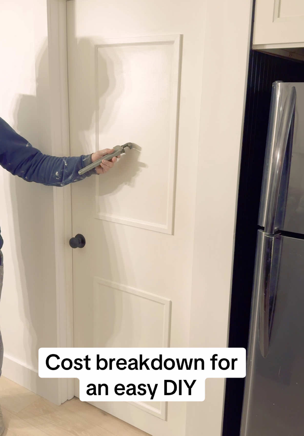 If you are looking to upgrade your doors on a budget #diyproject #homediy #homeimprovement #DIY #door #renovation #budgetdiy #howto #tutorial #diytips 