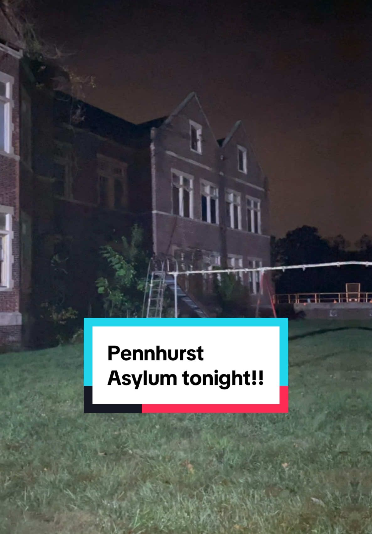 Watch us live at Pennhurst Asylum tonight! #capcut #fyp #fy #creatorsearchinsights #pennsylvania #pennhurst #asylum #hauntedtiktok #haunted #ghosthunting #paranormal #paranormalinvestigator #viralvideo #live #feed 