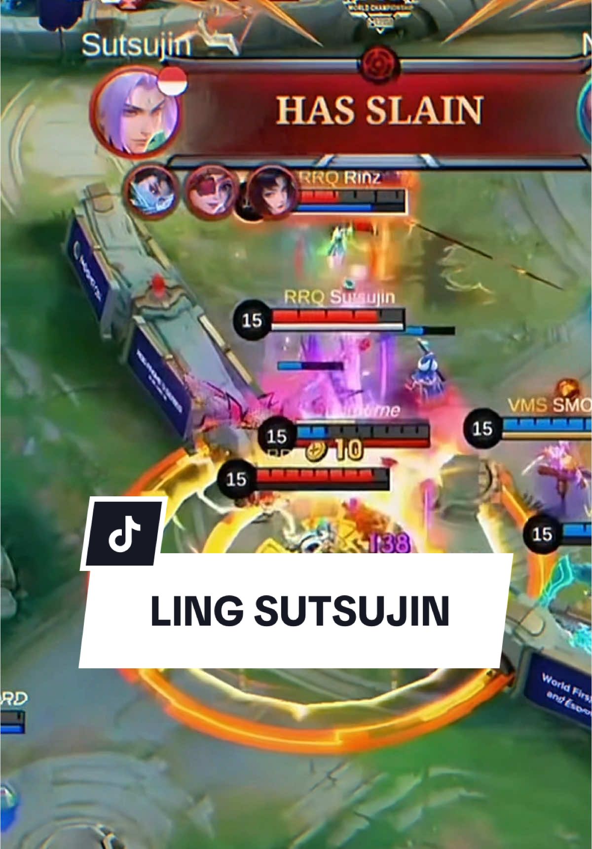 Ling Sutsujin menggila🤯🔥 @Sutsujin. #teamrrq #vivarrq #rrqhoshi #mobilelegends #mlbbm6 #m6nyalaindonesia 