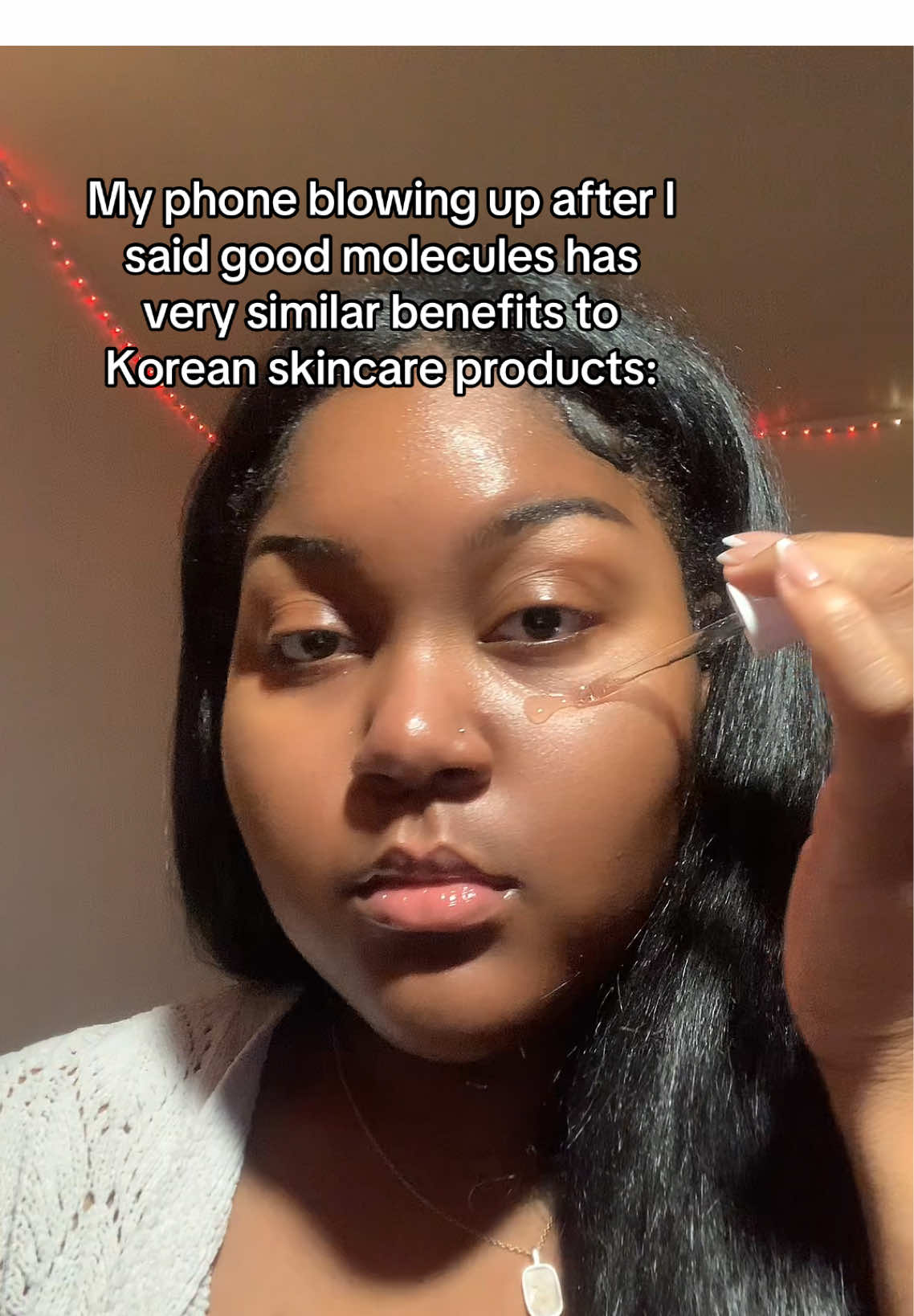 Like maybe im weong but lets not wavt like good molecules aint good because whattttt?? 💗💗💗 #goodmolecules  #skincare #tryingtogetglassskin #glassskin #texturedskin #africanamerican #nofilter #skincaretips #fyp #abcxyz #tiktokaffiliate #tiktokmademebuyit #goodmolecules #goodmoleculesskincare 