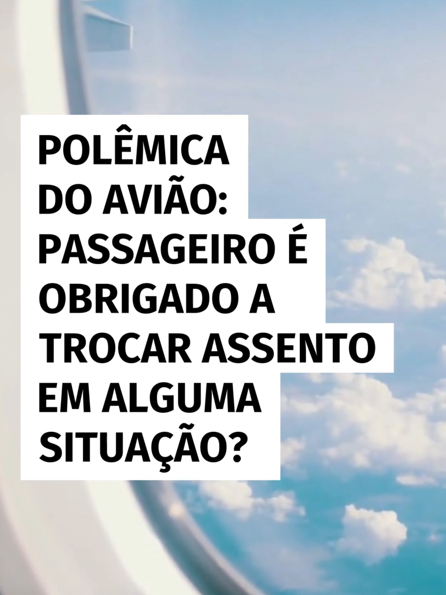 Esta semana, as redes sociais foram tomadas por uma polêmica após uma mãe expor uma passageira que se recusou a ceder seu assento na janela para uma criança durante um voo da Gol. Mas o efeito da exposição foi oposto ao esperado, trazendo fama e apoio à passageira, identificada como Jeniffer Castro. #aviao  #polemicaviral  #catracalivre