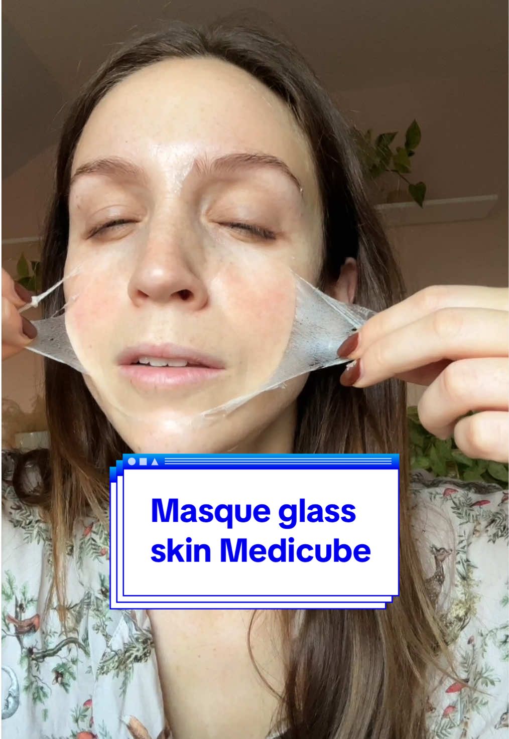 OMG!! Je teste enfin le masque glass skin de @Medicube Global 🤯 #medicube #glassskin #glassskinmask #medicubemask #viralskincare #kbeauty #koreanskincare 