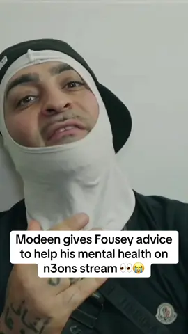 Modeen gives fousey advice to help his mental health on n3ons stream #n3on #n3onclips #modeen #fouseytube #fyp 