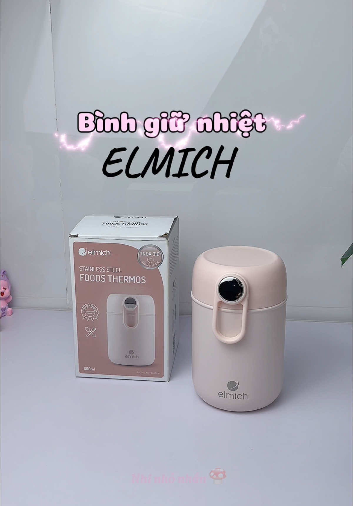 Tui dùng bình này đựng đồ ăn sáng thay vì dùng hộp xốp nha #binhgiunhiet #elmich #binhdungthucan #binhuchao #nhinhonhan97 #review #unboxing #xuhuong 
