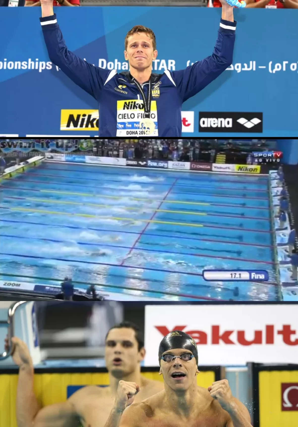 10 anos do recorde mundial dos 100m livres em Doha! 07/12/2014