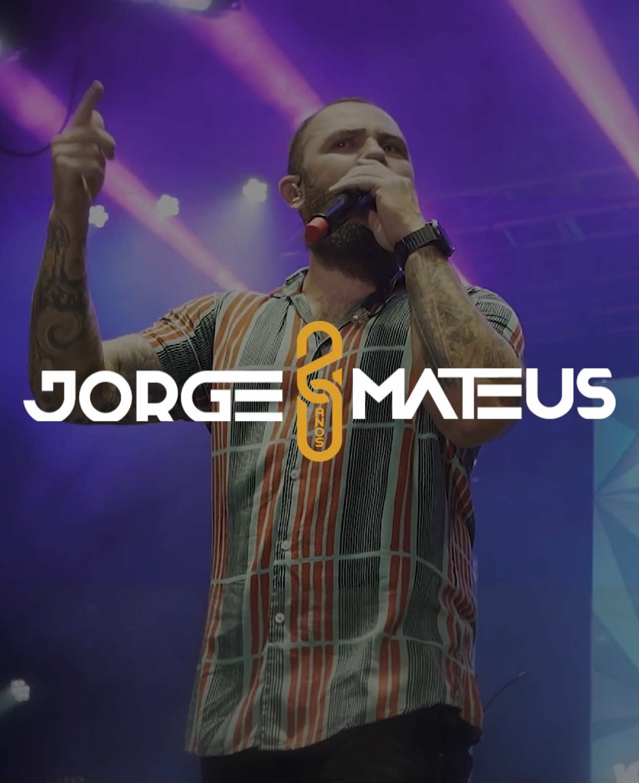 20 anos de histórias que nos conectam, de emoções que arrepiam e de músicas que tocam o coração! Momentos especiais que permanecerão para sempre em nossa trajetória! #jorgeemateus20anos 