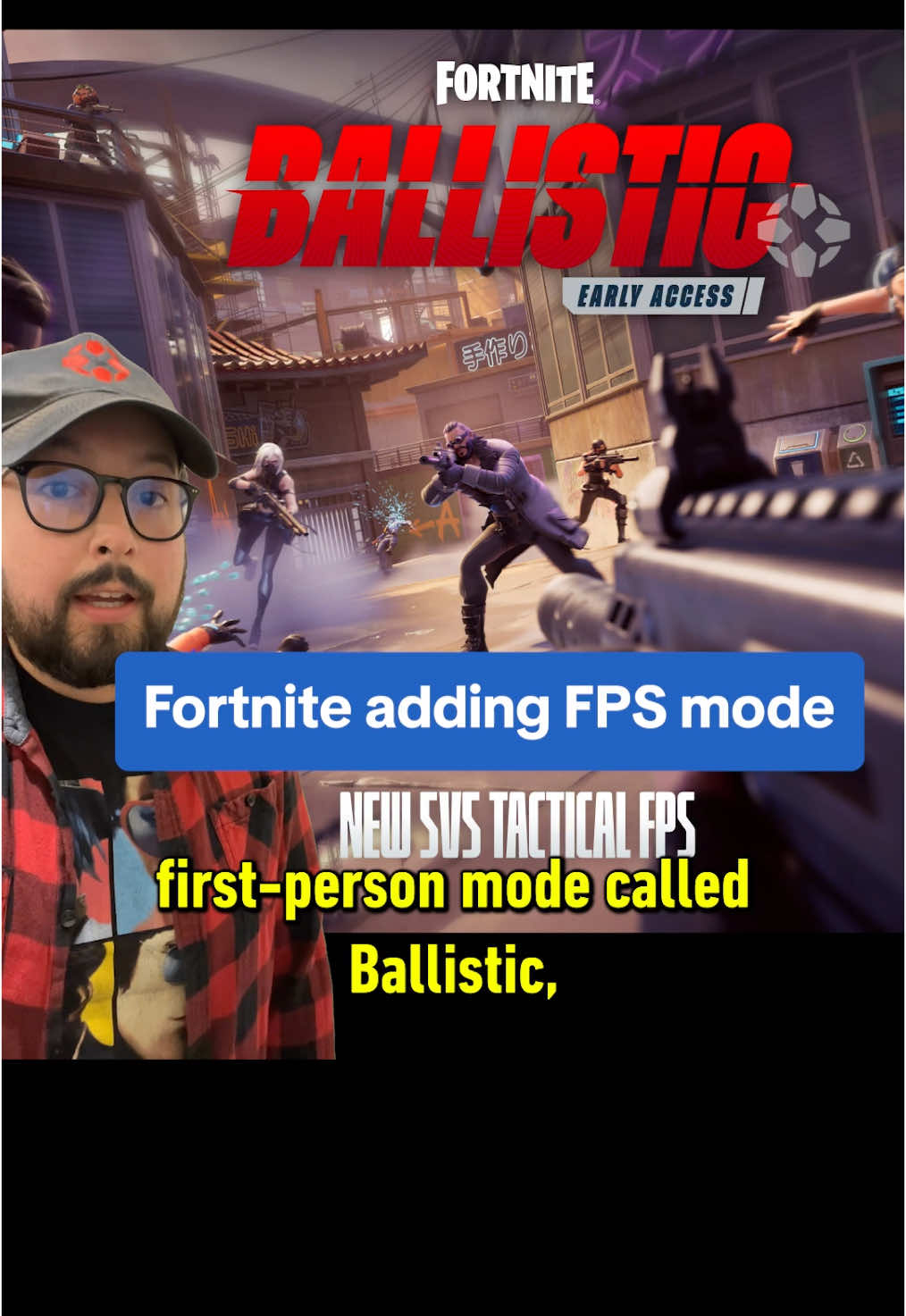 Are you excited for a first-person mode in Fortnite?! #ballistic #fortnite #fps #earlyaccess #mode #firstperson #5v5 #tactical #cs #counterstrike #locker #ign #news #gaming #free #competitive #freetoplay #fortniteballistic 