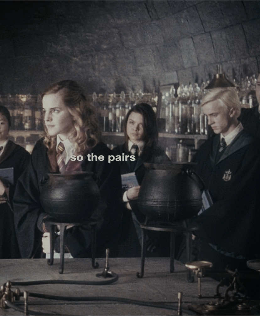 potions partners #dramione #harrypotter #hp #dracomalfoy #hermionegranger #dracotok