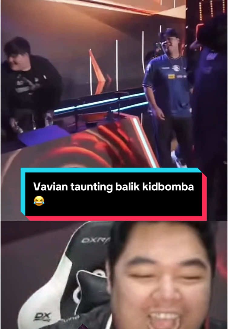 Vavian taunting balik kidbomba😂#GreaterThanEver #MLBBM6TorchRelay #MLBBM6 #liquid #liquidvavian #kidbomba #r7tatsumaki #mlbb #mobilelegends #fyp