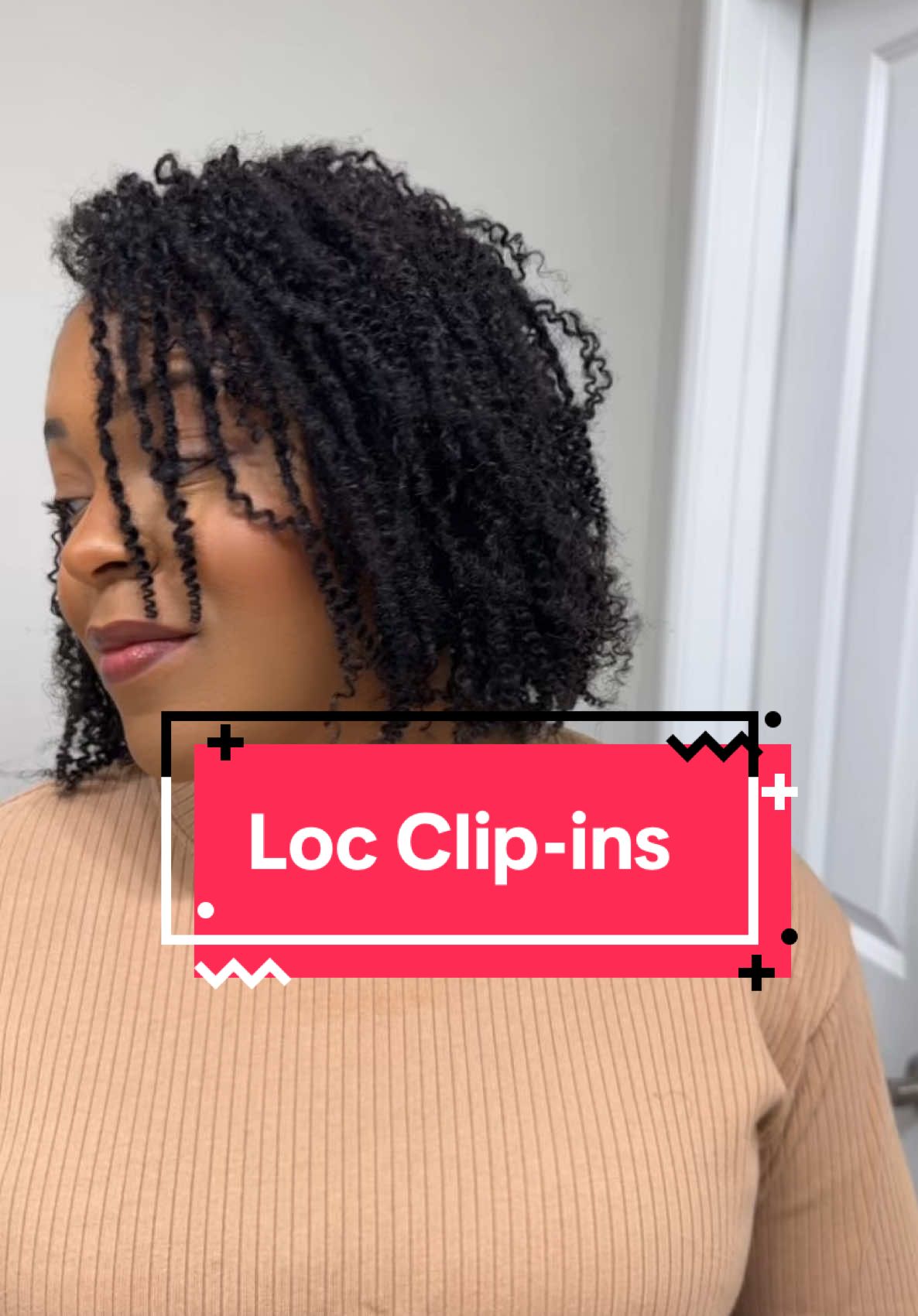 I'm obsessed with my clip-ins from @curlsqueen #locextensions #Microlocs #sisterlocks #locs #locstyles #clipins 