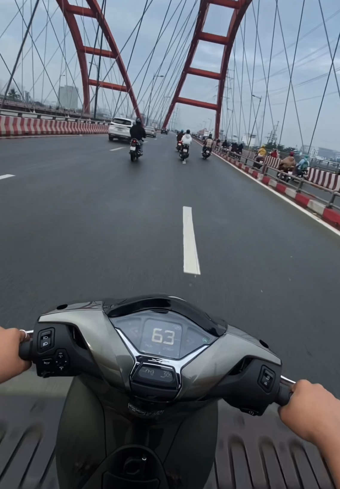 Nhà ở Biên Hoà nhma làm ở Phú Nhuận :)))) #southscootervietnam🇻🇳 #sh160 #sh150i #shvn #sh