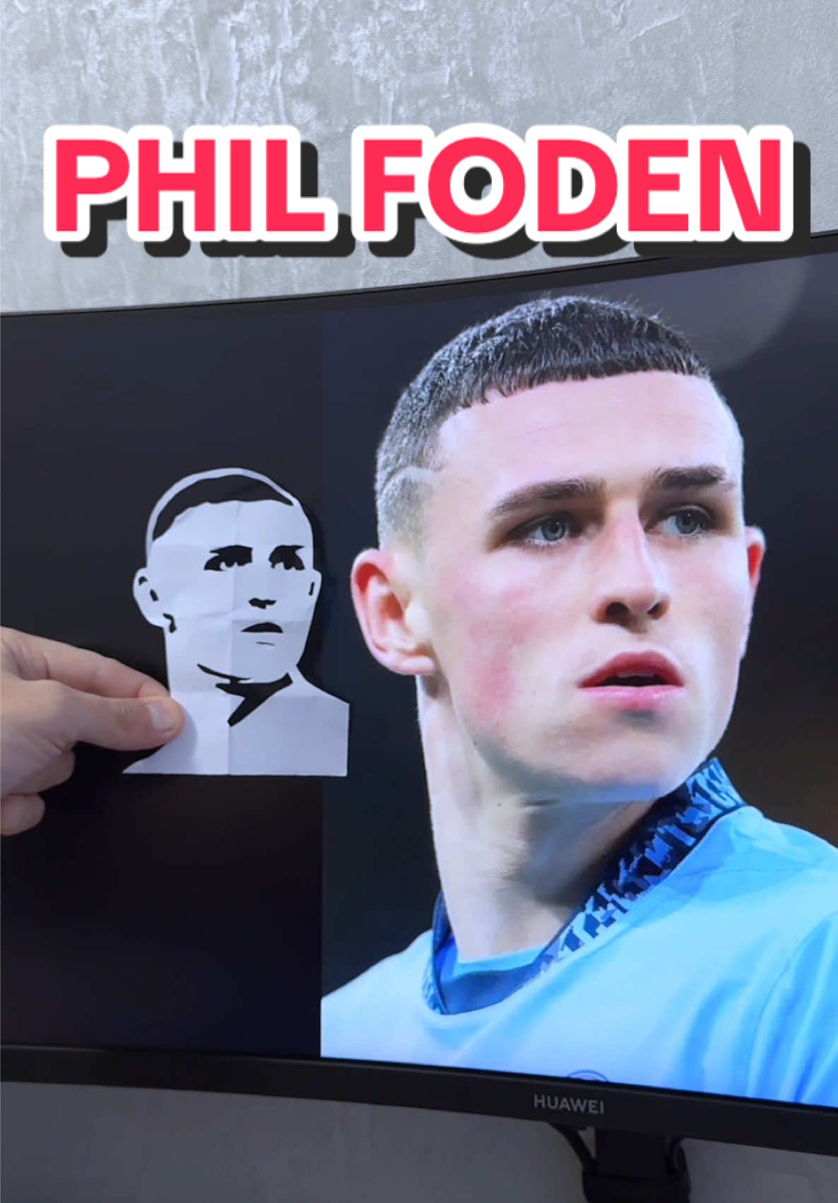 Phil Foden from Mancity #art #philfoden #foden #football #mancity #cut #paper @Manchester City 