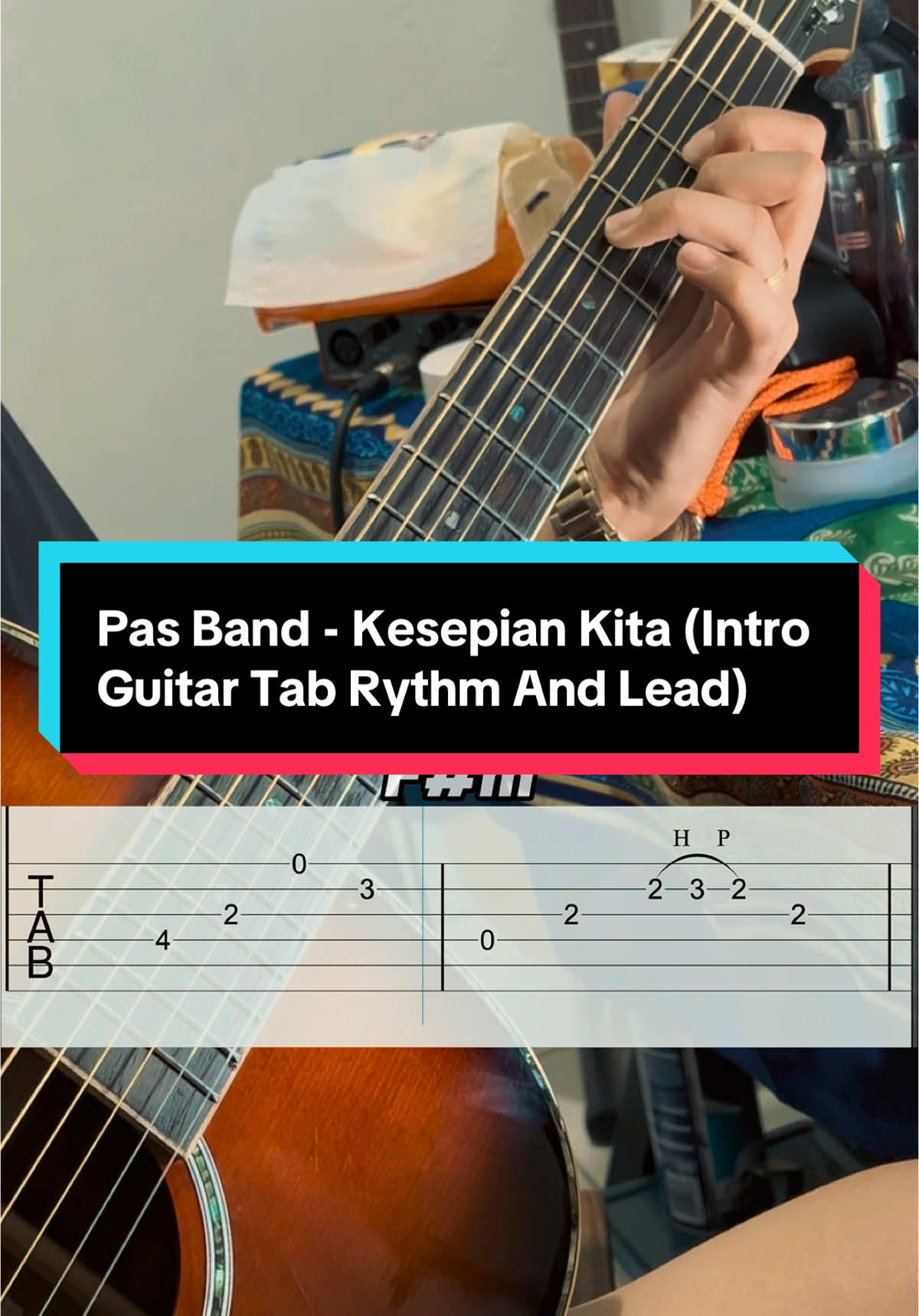 Pas Band - Kesepian Kita (Intro Guitar Tab Rythm And Lead) 