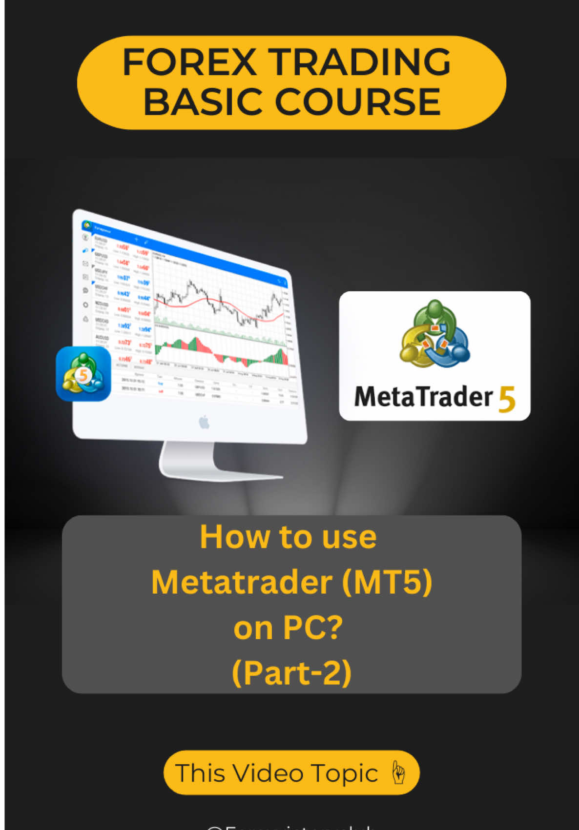 How to use Metatrader (MT5) on PC (Part-2)  #Forextrading #forex #forexvictoryclub #fvc #umairumarfx #crypto #gold #xauusd #bitcoin #btc #eth #foryou #tiktok #instagram #trending #pakistan #fyp 