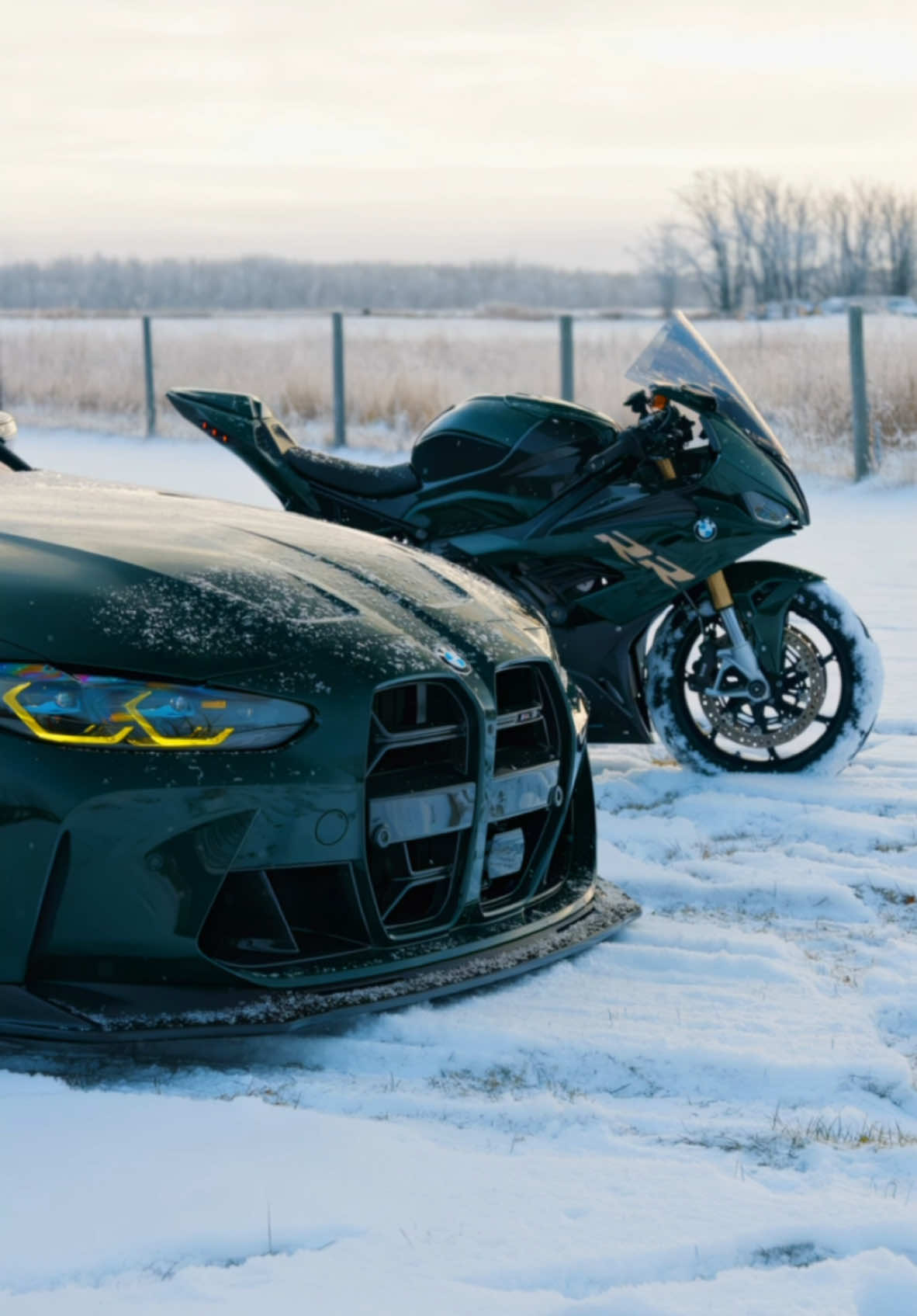 How much aura does rtnis duo get you? #bmwm3 #s1000rr #winter 