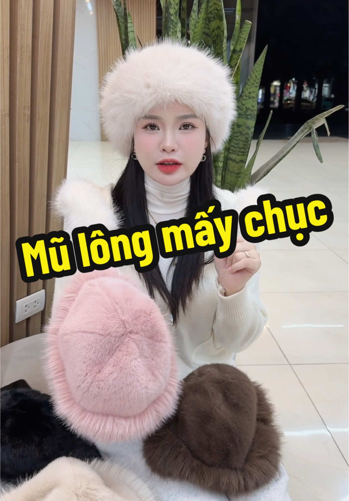 Nón lông, thời trang , mũ lông ấm #champhan #champhanreview #châmphan #review #phukienthoitrang #mulong #mũ #thoitrang 