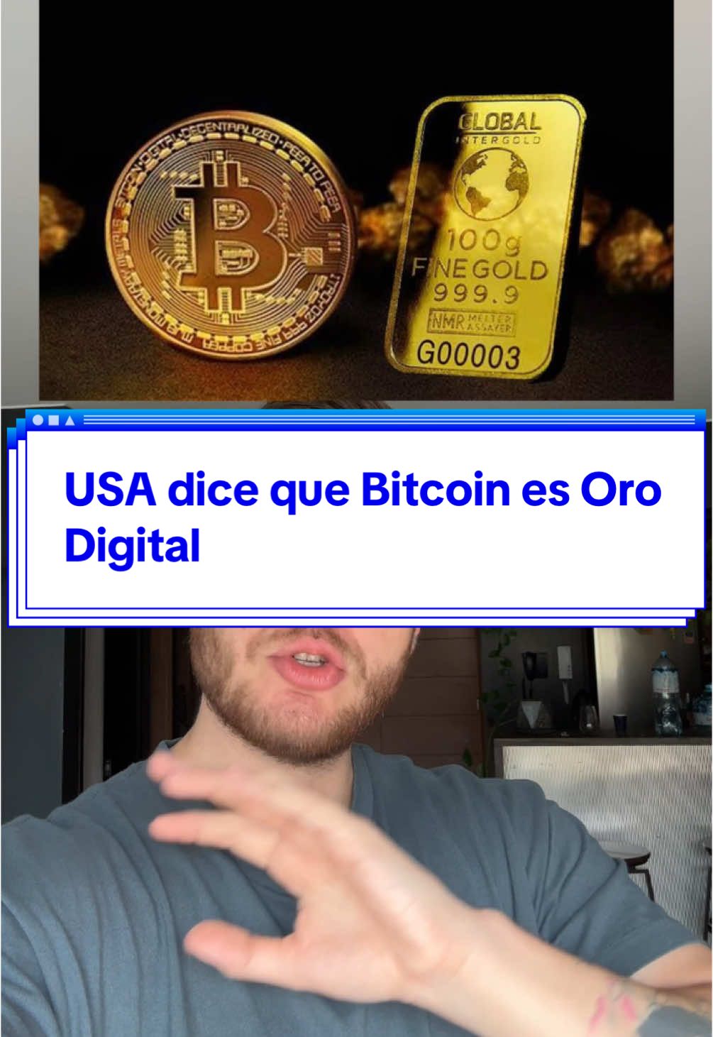 Estados Ynidos nombra a Bitcoin cono Oro Digital😎  #bitcoin #oro #criptomonedas 