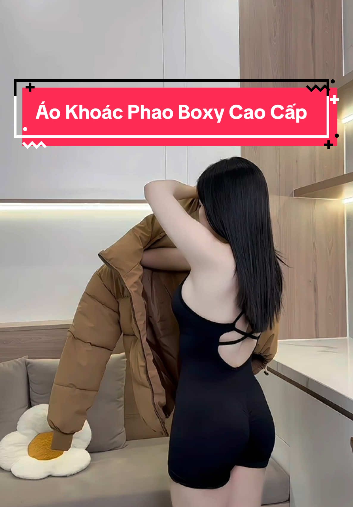 Áo Khoác Phao Boxy Cao Cấp