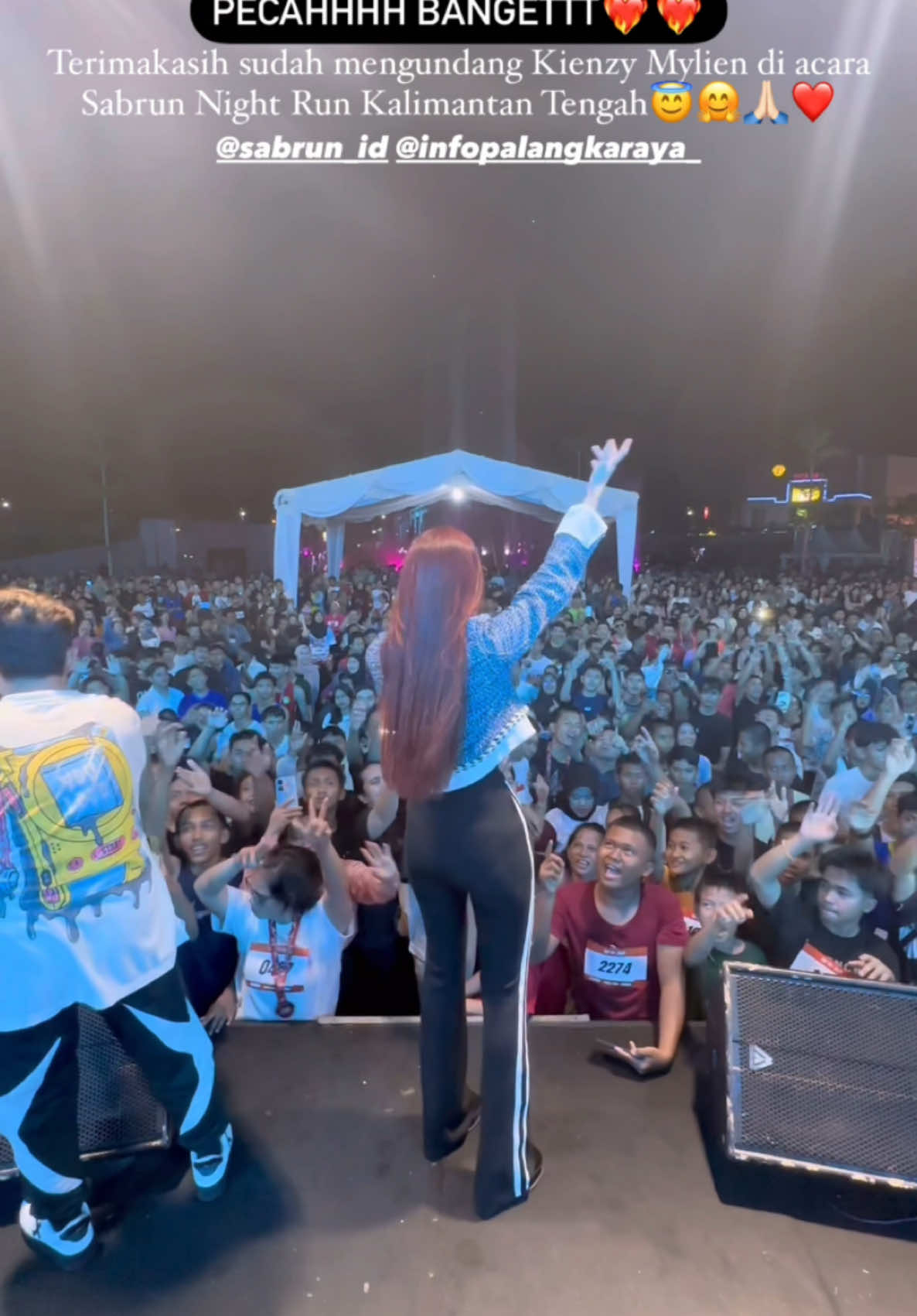 Pecahhh abiss Event Sabrun Night Run Kalimantan Tengah Bundaran Besar Kota Palangkaraya❤️‍🔥🔥🚀🥰 #kienzymylien #kienzy키엔지미엔✧ #djkienzy 