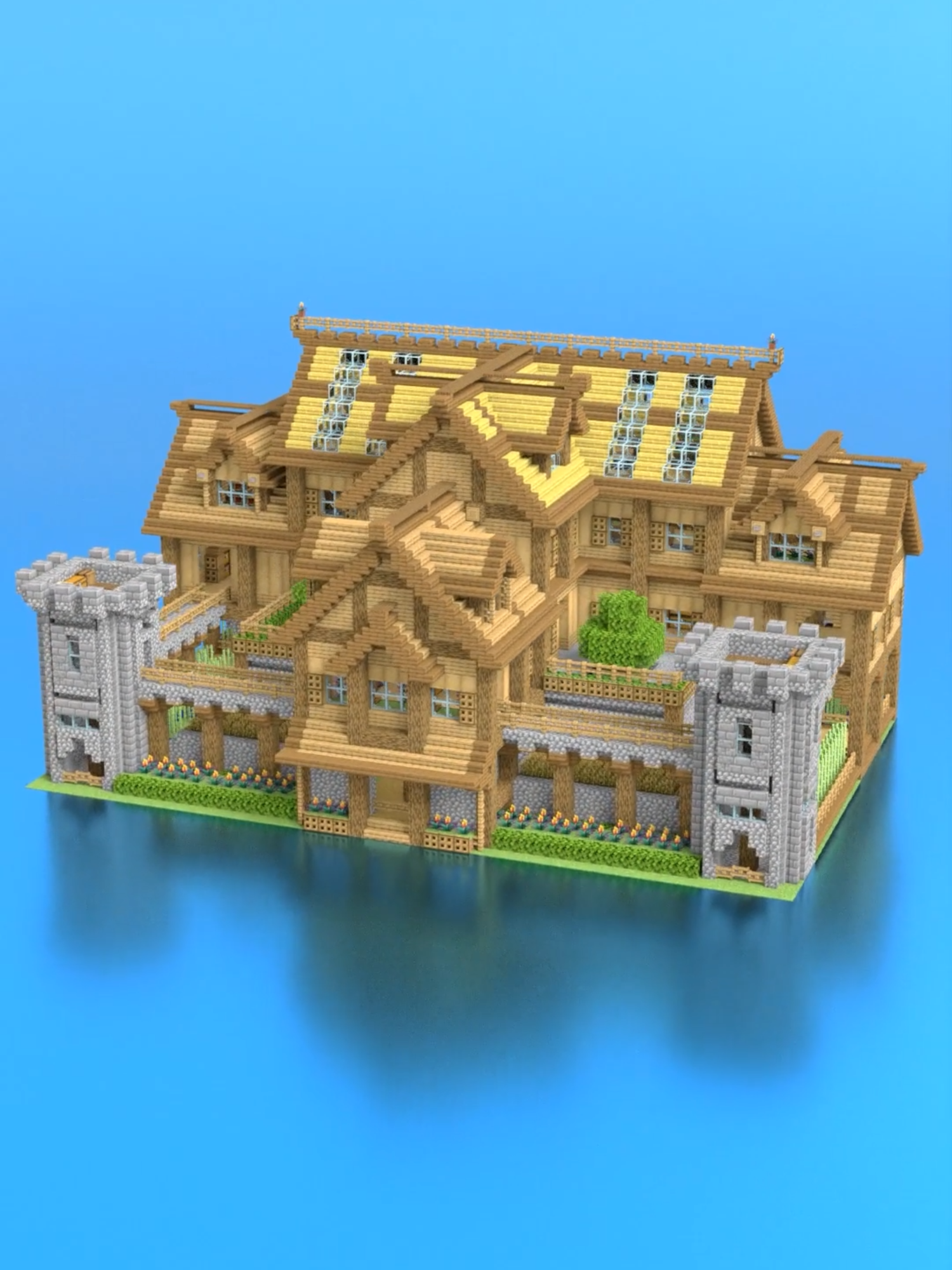 Online 3D Building Guides for Minecraft! Link in bio! #Minecraft#charliecustardbuilds