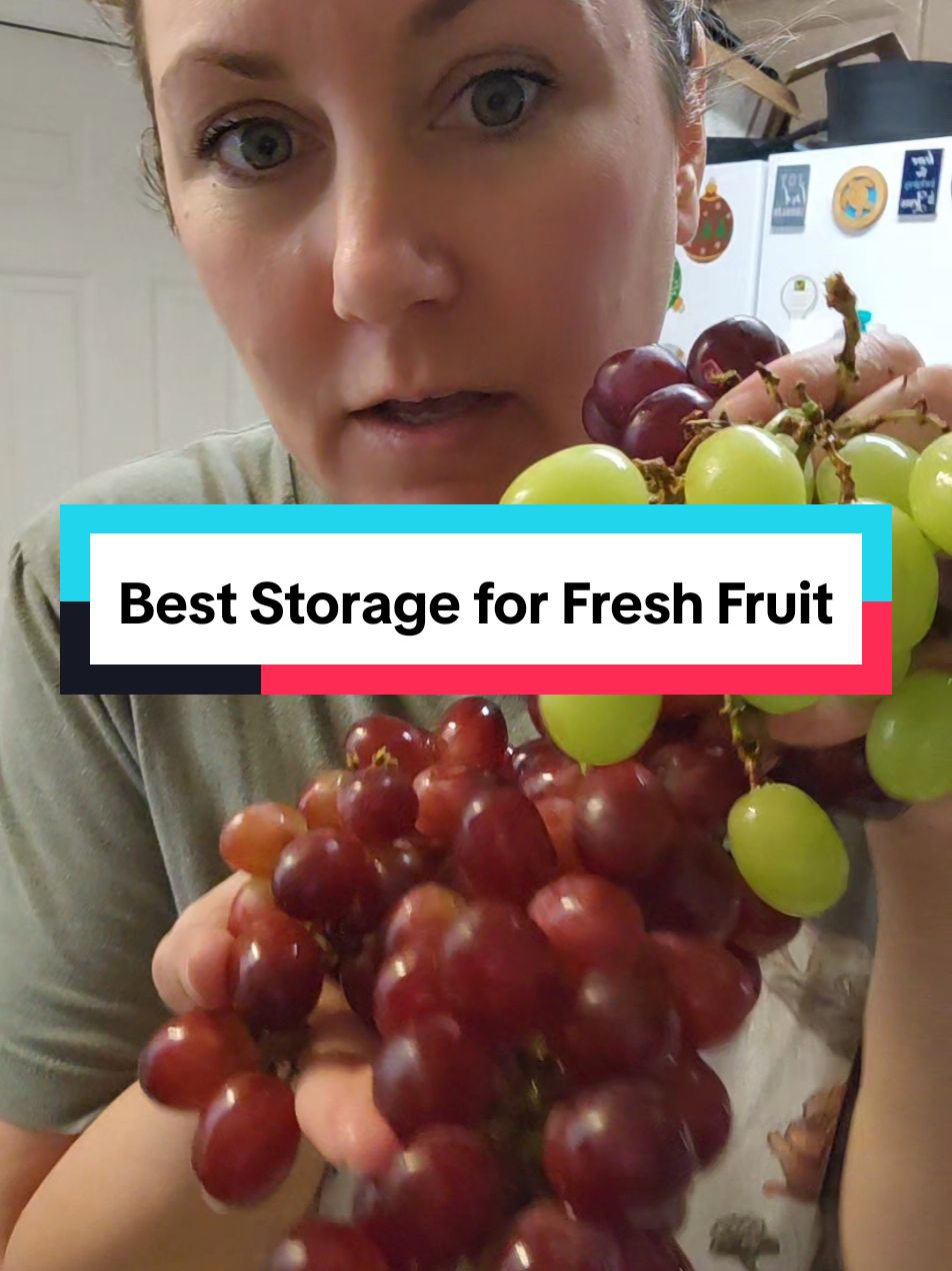 Love these airtight food storage containers to keep our fruit fresh for longer! #MomsofTikTok #kidssnacks #fruit 