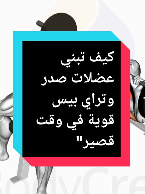 "كيف تبني عضلات صدر وتراي بيس قوية في وقت قصير" #تمارين_صدر #تمارين_تراي_بيس #كمال_أجسام #تمارين_عضلات #بناء_العضلات #تمارين_قوية #عضلات_صدر #روتين_كمال_أجسام #تمارين_منزلية #تمارين_احترافية