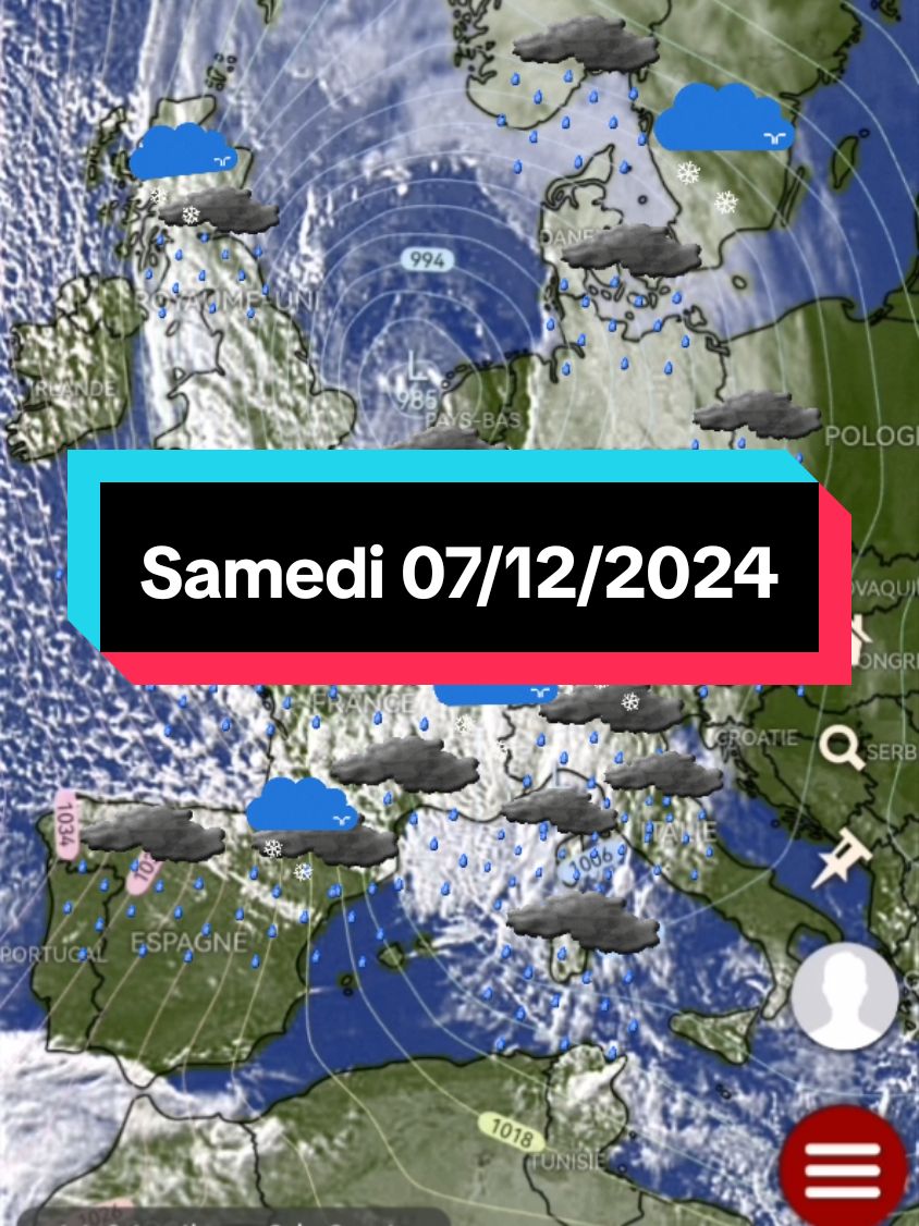 Prévisions du samedi 07/12/2024 #meteo #forecast #italia #france #espana #trend #viral #tiktok #turkiye #greece #ukraine #roumanie #belgium #germany #portugal #moldavia #switzerland #balkans #austria #spain #snow #macedonia #wind #neige #albania #severeweather #sweden #norway #finland #poland #russia #england #ireland #europe #pluie #Summer #été #catastrophe #albania #severeweather #tempête 