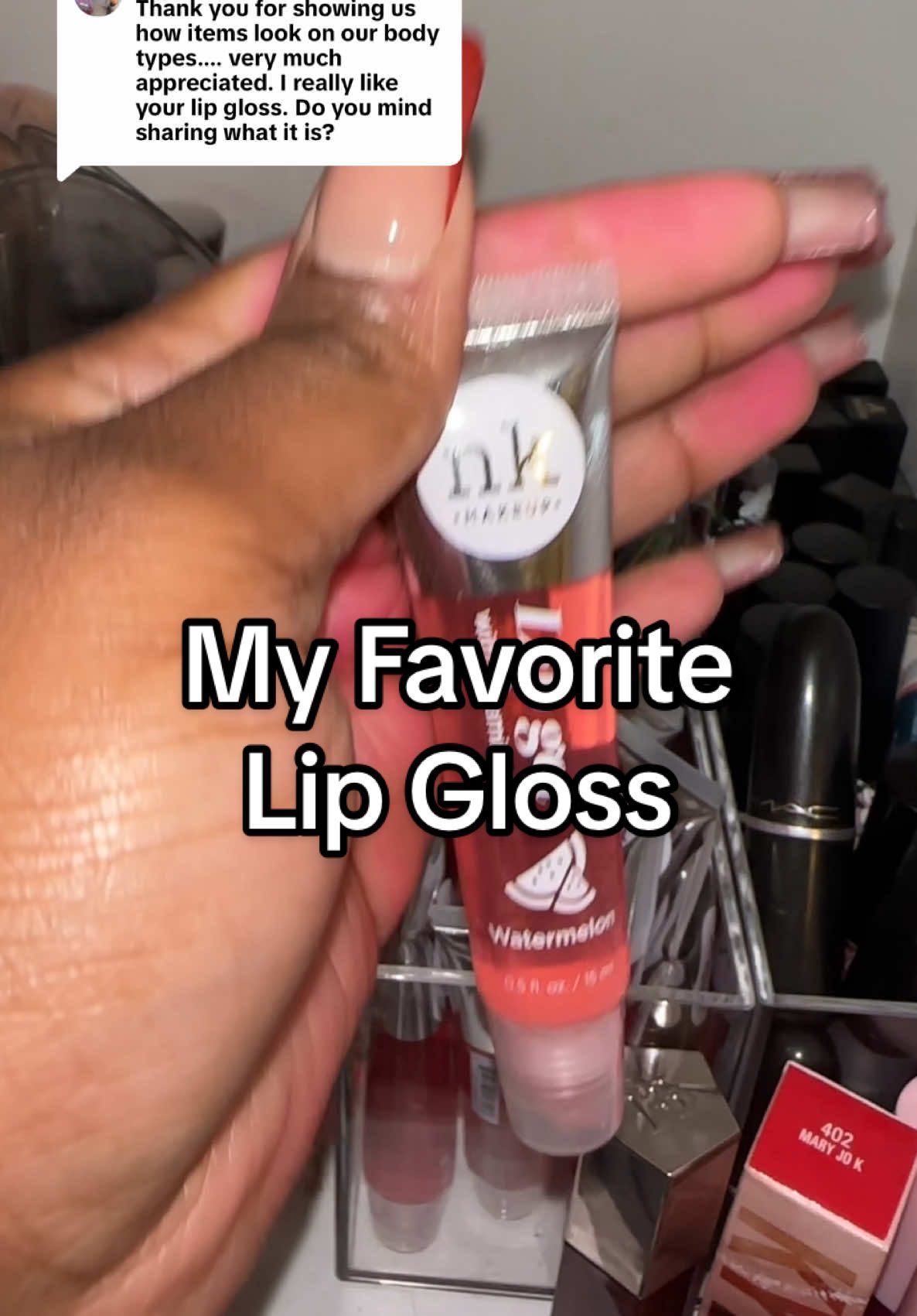 Replying to @msjacks75 NK lip gloss is really that girl! 😍 #lipgloss #makeup #lipgel #nakeuptok #lipglossgirl 