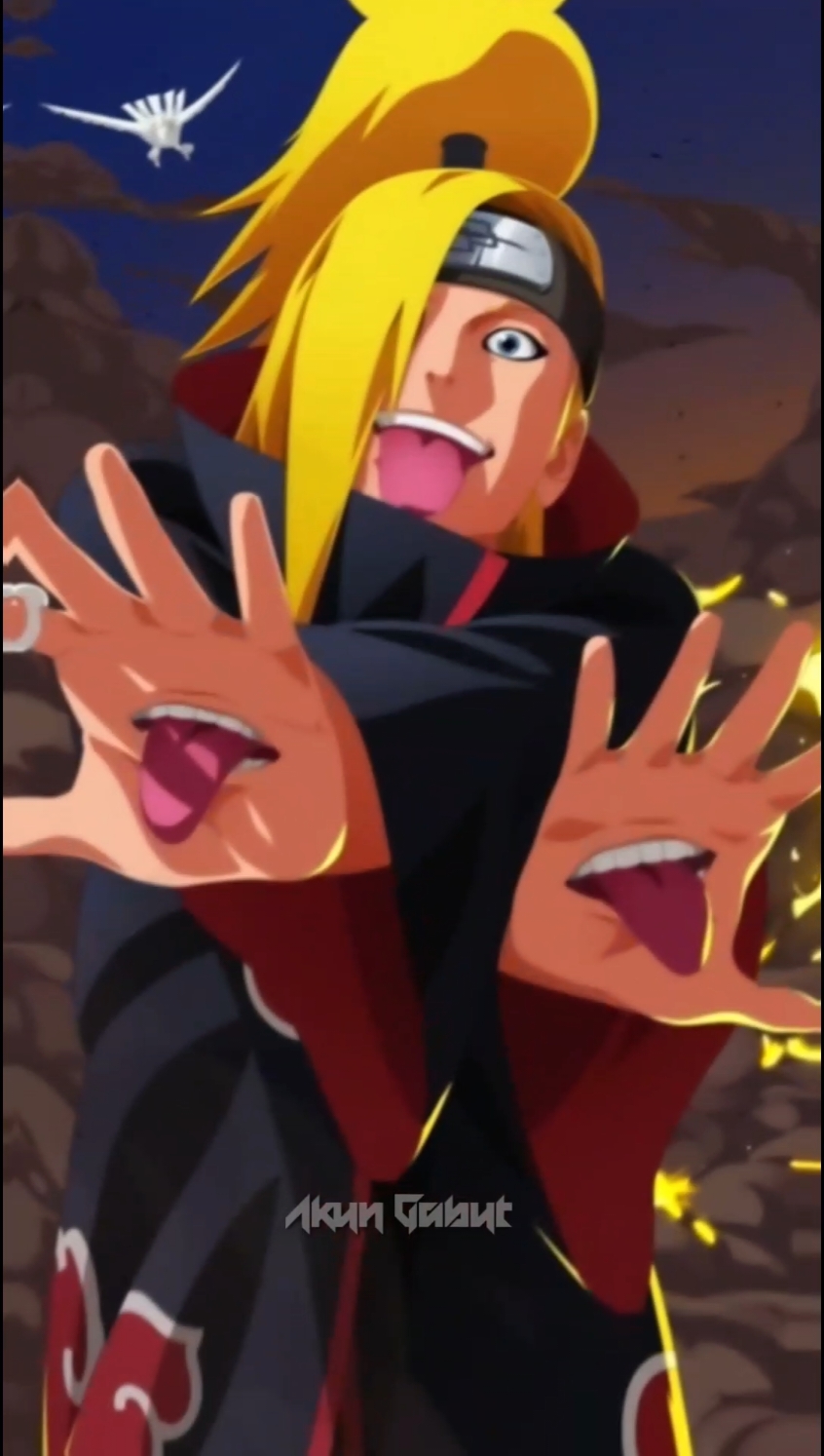 Akatsuki : deidara seni adalah ledakan!! 💣💥 #akatsuki #deidara #fyp 