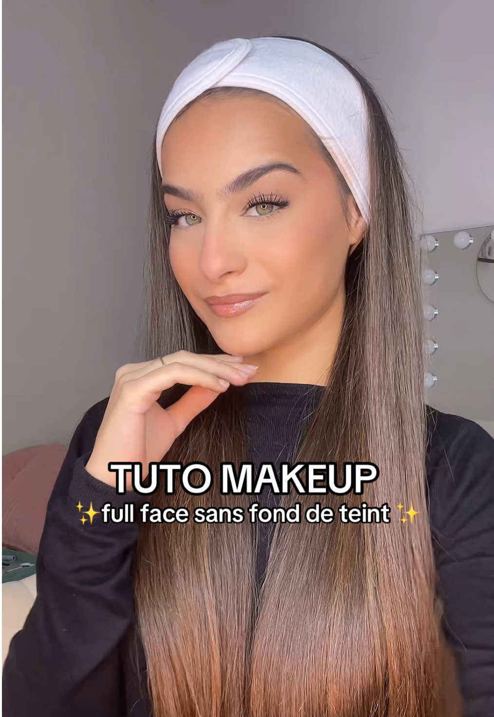 Le full fzce sans fond de teint est possible, enregistre cette video pour le reproduire ! 🎀 💄Produits:  @Charlotte Tilbury / @Rare Beauty / @tarte cosmetics / @Huda Beauty / @Benefit Cosmetics / @KIKO Milano /@Nocibé France / @La Roche-Posay / @NYX COSMETICS FRANCE / @makeupforever  #makeup #tuto #tutomakeup #makeuptransformation #MakeupRoutine #makeuphaul #sephora #charlottetilburymakeup #hudabeauty #fullface #fullfacemakeup 