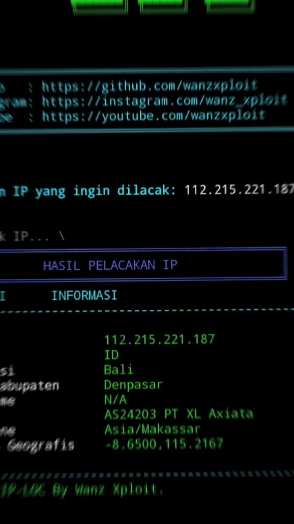 Video ini menunjukkan cara melacak lokasi IP address menggunakan tools sederhana. Tujuan video ini adalah untuk edukasi tentang bagaimana peretas dapat melacak informasi lokasi melalui IP. Jaga privasi online kamu agar tetap aman! #programming #CyberSecurity #IPTracking #Hacker #PrivasiOnline #TechTutorial #SecurityTips #Edukasi #HariJedagJedug #JJCapCut #CapCut 