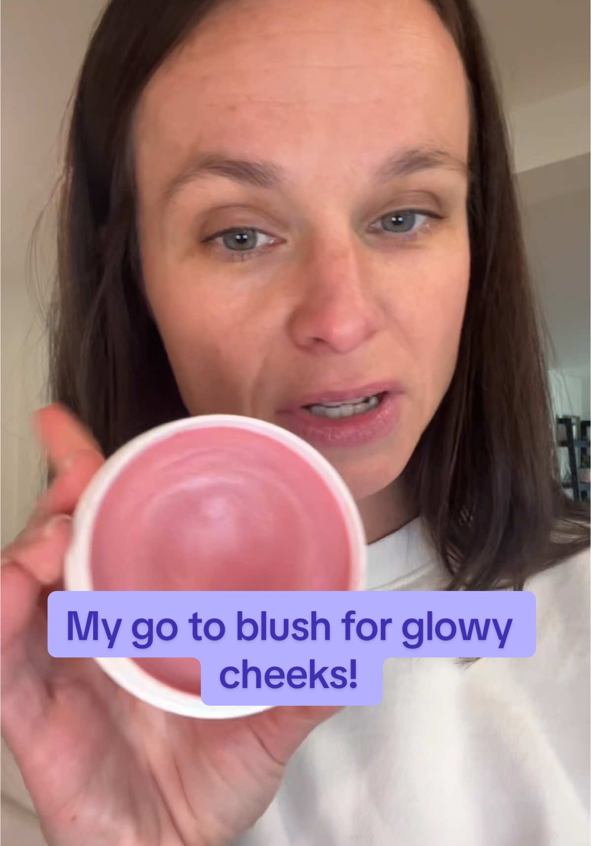 This is one of those easy to use make up items that can change your face from blah to glow instantly #creatorsearchinsights #glowingskin #dewyskin #bestblush #miraclebalm #jonesroadbeauty 