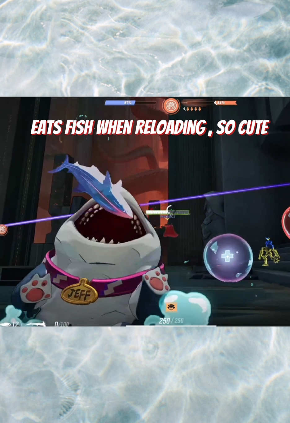 He’s the cutest 🦈🦈🦈 #marvelrivals #marvelrivalsjeff #jeffmarvelrivals #marvelrivalsjeffthelandshark #marvelrivalslandshark 