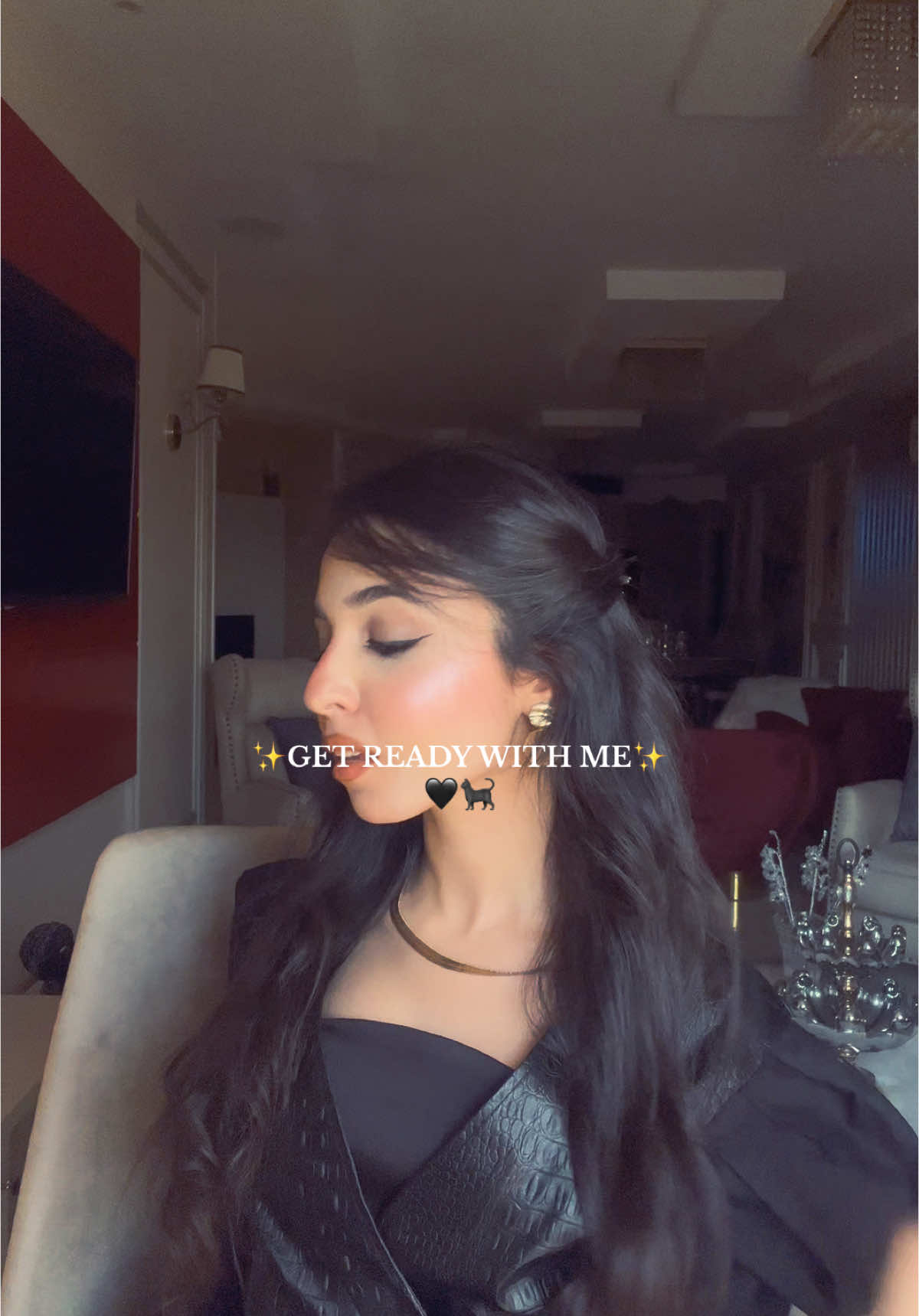 Part 1 | Getting ready while listening to 3arabi music>>🌷🖤 #grwm #makeup #makeuptutorials #everydaymakeup #makeuptips #easymakeup #makeuptransformation #guru #viral_video #slickback #trendingvideo #for #viral_video  