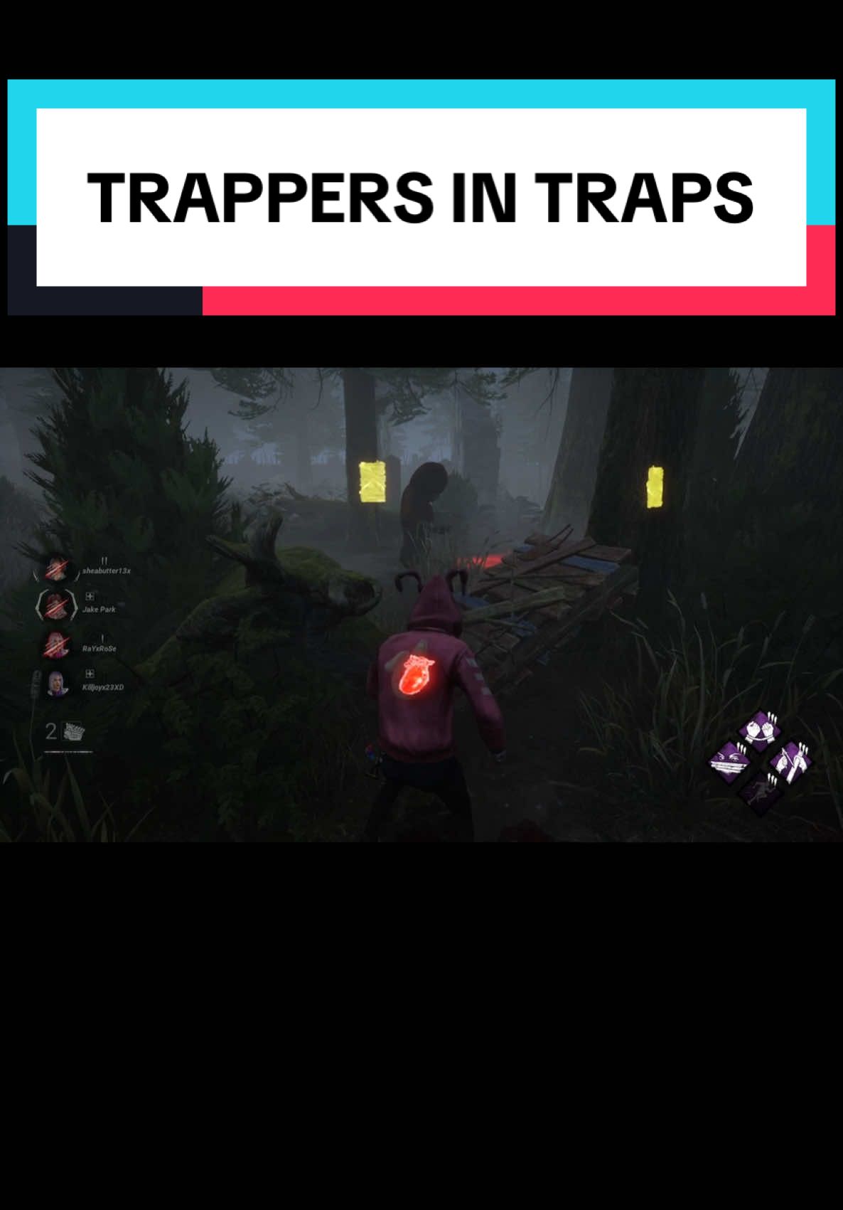 Nothing makes me happier than a trapper stepping in their own traps 🤭 #deadbydaylight #dbd #survivormain #videogames #trapper 