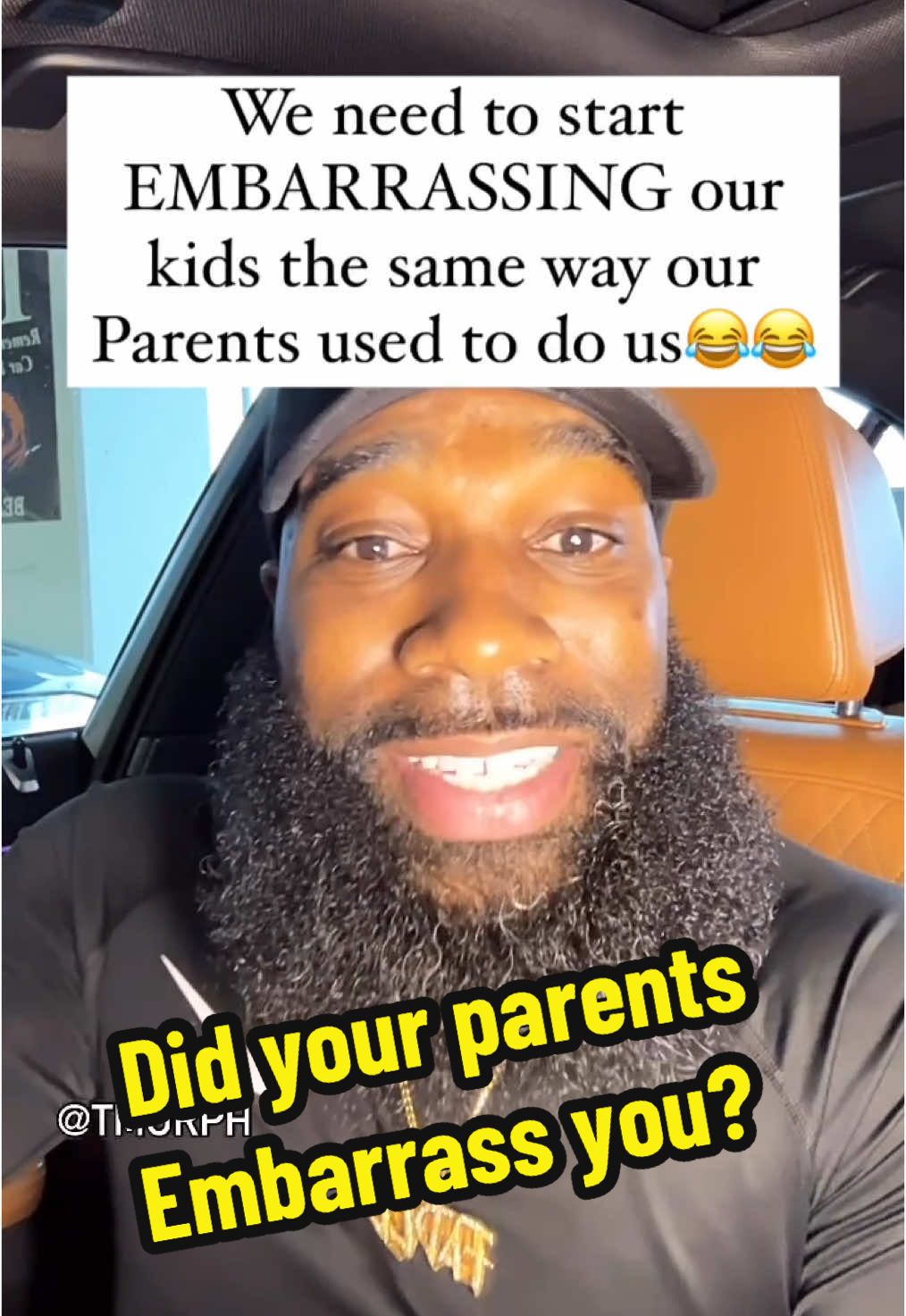 If you want your Kids to listen EMBARRASS them like our parents used to do us🤷🏾‍♂️😂  . . . . #tmurph #mom #millennial #parenting #parentsoftiktok #MomsofTikTok #dad #daddy #fyp #momlife #parentinghacks #fyp #reels #teachersfollowteachers 